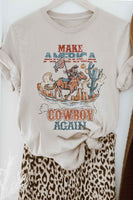 Make America Cowboy Again - Oversized Teee
