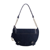 True Religion Chain Handle Denim Hobo Bum Bag