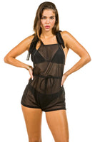 Romper, Sheer Swimsuit Cover Up