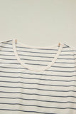 Mabel Stripe Drawstring Tunic Tank