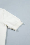 Western Horse Head Short Sleeve Sweater