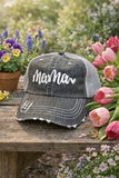 Happy Mama Embroidered Trucker Hat