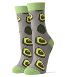 Avocado Life - Women's Funny Crew Socks