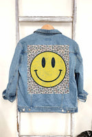 Happy Leopard Denim Jacket