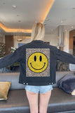 Happy Leopard Denim Jacket