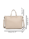 Large bag tote purse crossbody 2 in 1