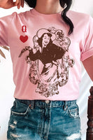 Queen of Cowgirls Hearts Graphic Tee