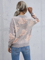 Rose V Neck Sweater