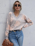 Rose V Neck Sweater