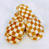 Luxe Lounge Checker Cozy Slippers