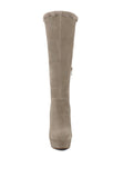 Suede Leather Knee-High Boots