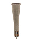 Suede Leather Knee-High Boots