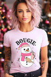 Bougie Snowman Graphic Unisex Tee