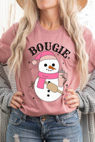 Bougie Snowman Graphic Unisex Tee