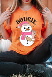 Bougie Snowman Graphic Unisex Tee