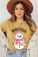 Bougie Snowman Graphic Unisex Tee