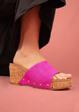 Platform, Cork Wedge Sandal