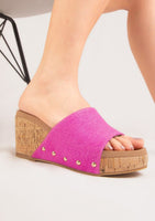 Platform, Cork Wedge Sandal