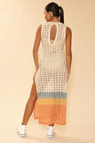 Open Knit Crochet Cover Up Pool Dress