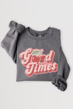 Good Times Cherry Fruit Graphic Fleece Sweatshirts