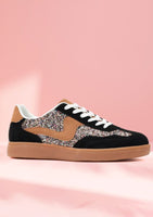 Metallic Low Profile Sneakers Sneaks