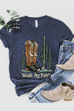 Walk By Faith Cowboy Boots Graphic T Shirts