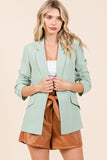 Classy Open-Front Casual Blazer