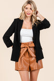 Classy Open-Front Casual Blazer