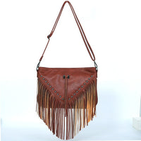 Fringe Leather Western Crossbody bag