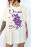 Cosmic Cowgirl Western Over Sized Tee