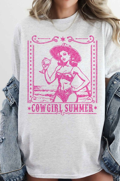 Cowgirl Summer Oversized Tee