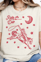 Ride or Die Western Graphic Tee