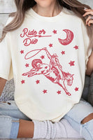 Ride or Die Western Graphic Tee