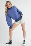 Royal Blue Bell Sleeve Sweater