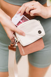 Dual Wristlet, Key Chain Wallet Holder