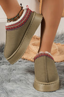 Suede Ankle Clog Boots