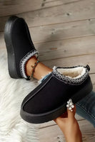 Suede Ankle Clog Boots