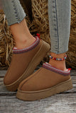 Suede Ankle Clog Boots