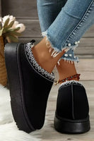 Suede Ankle Clog Boots