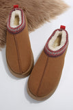 Suede Ankle Clog Boots