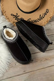 Suede Ankle Clog Boots