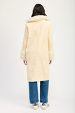 Fur Collar Trench Coat