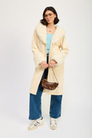 Fur Collar Trench Coat