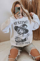 Resting Witch Sweatshirt Halloween