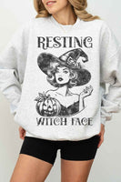 Resting Witch Sweatshirt Halloween