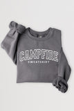 Campfire Sweatshirt Graphic Fleece Sweatshirts