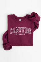 Campfire Sweatshirt Graphic Fleece Sweatshirts