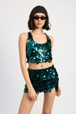 Sequin Racer Back Top