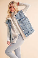 Denim & Wool Vest