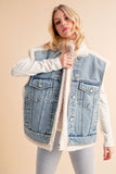 Denim & Wool Vest